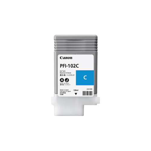 Cartucce CANON PFI-102C 130ml Ciano 0896B001