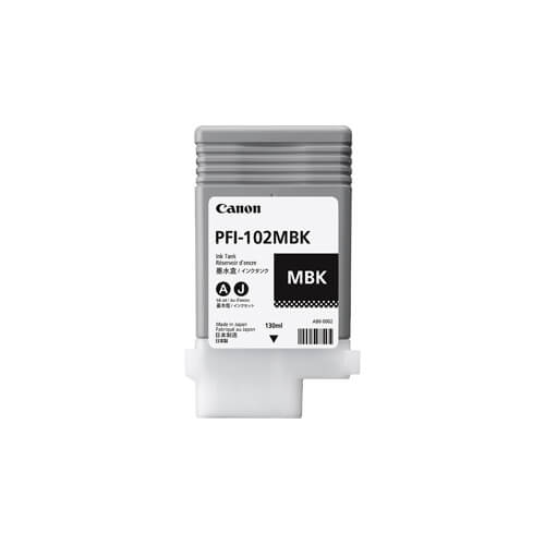 Cartucce CANON PFI-102MBK 130ml Nero Matte 0894B001